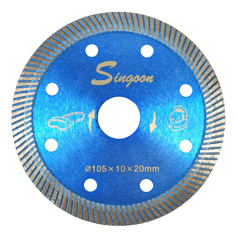 105 мм небольшой алмазный турбо пильный диск для керамики